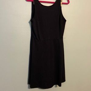 Black skater dress